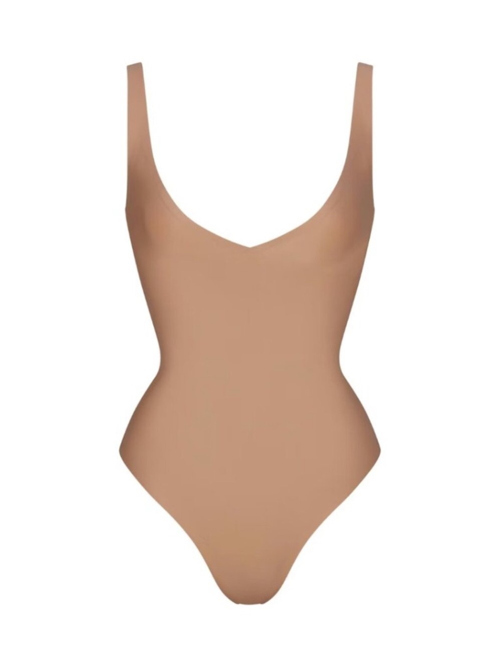NEW SKIMS Body Unlined Plunge Thong Bodysuit in Sienna Size Medium (G22)